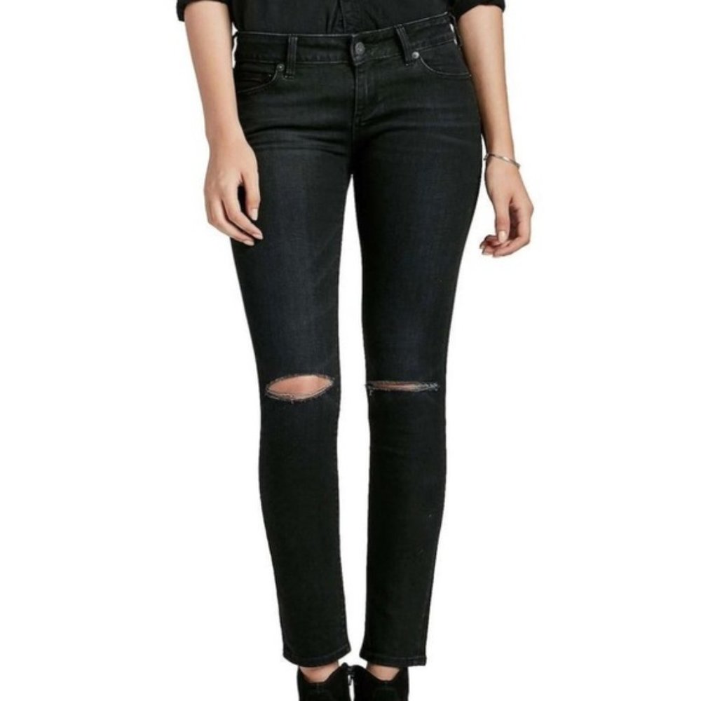 Lucky Brand Lolita Skinny Ripped Jeans - Picture 1 of 7